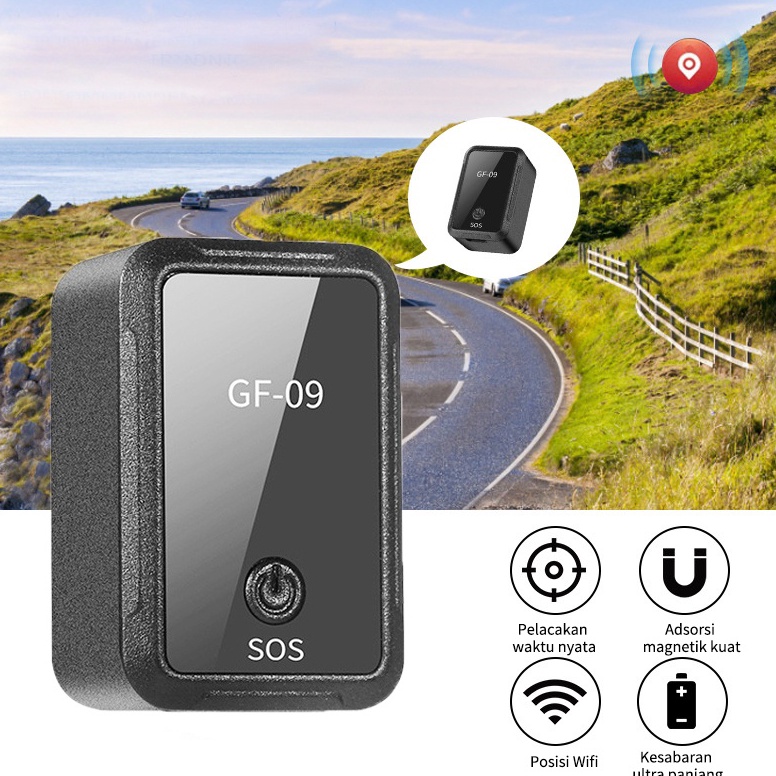 TERBAIK GF9 GPS MobilGPS Motor Mini GPS Tracker GSM Recording Voice GF9