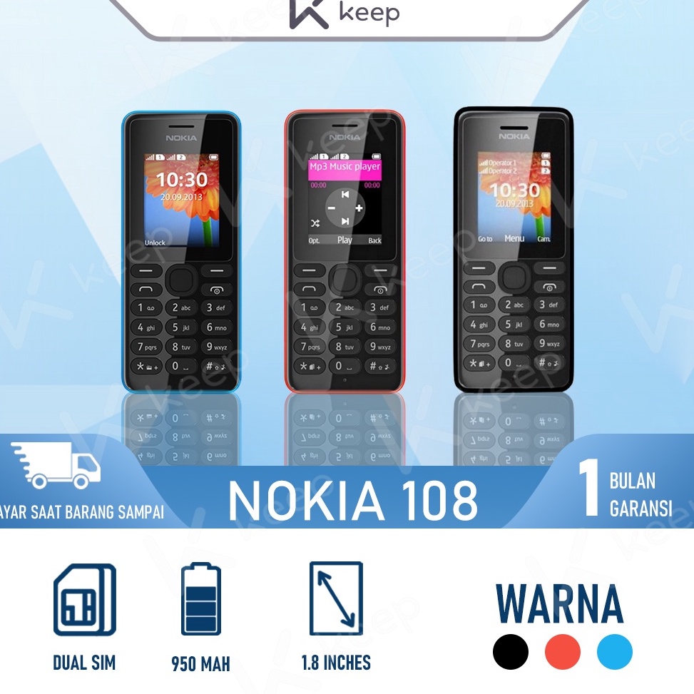 SALE TERBATAS COD hp nokia 18 murah jadul nokia camera dual simo