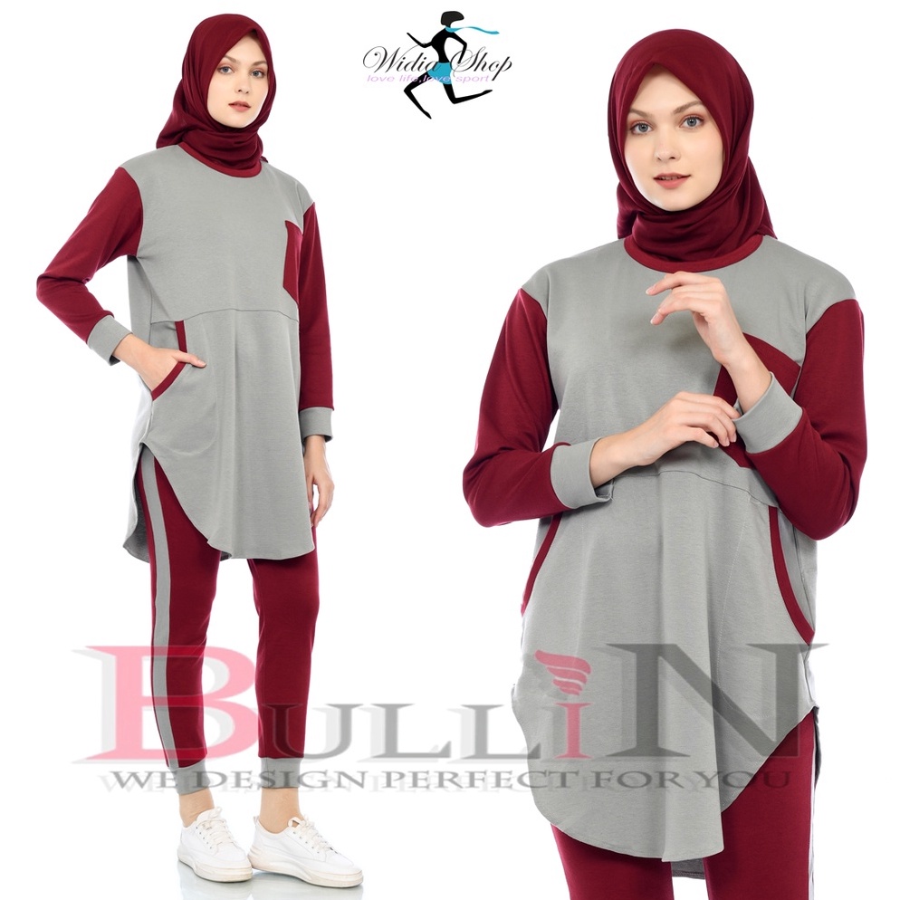 Terpercaya Set Senam Tunik Goes  Setelan Olahraga sabita  Bullin