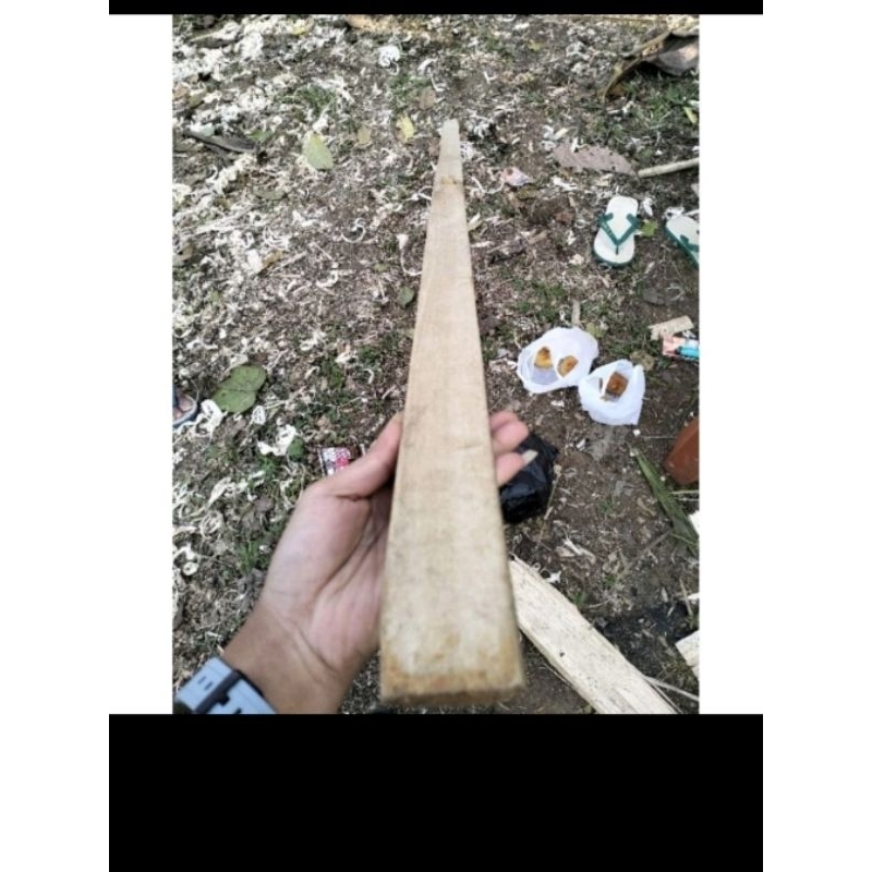 Kolecer Angin Kolecer Kayu Tisuk Ukuran 2 Meter Mainan Tradisional