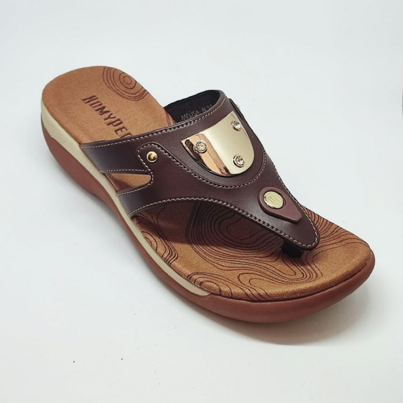 Homyped Melisa N51 Sandal wedges wanita sandal Homyped Sandal jepit