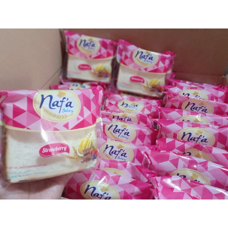 

Roti Naf'a ,sandwich, 1 karton isi 60pcs