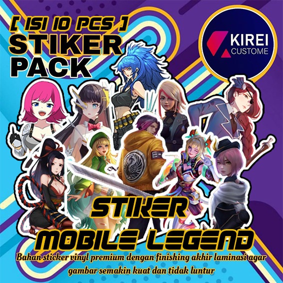 STICKER MOBILE LEGEND 1 PACK