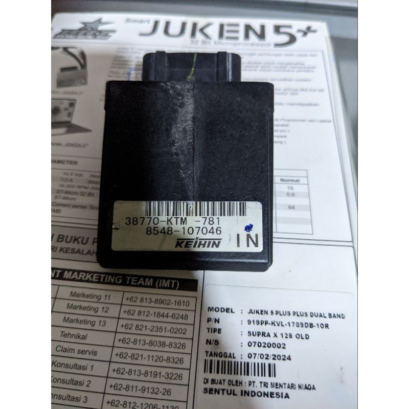 Cdi Ecu Honda Supra X 125 fi Original Copotan