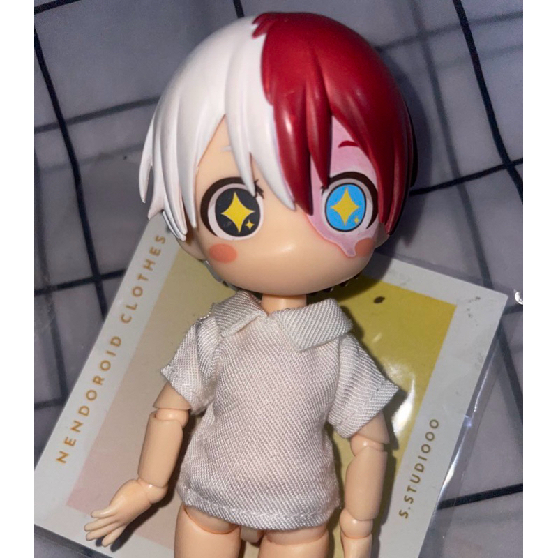 pakaian nendo kemeja putih white shirt nendoroid ymy ob11 obitsu