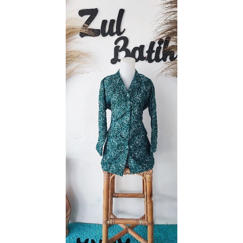 ART F32G BAJU PKK HIJAU  BIRU NASIONAL PAKAI FURING