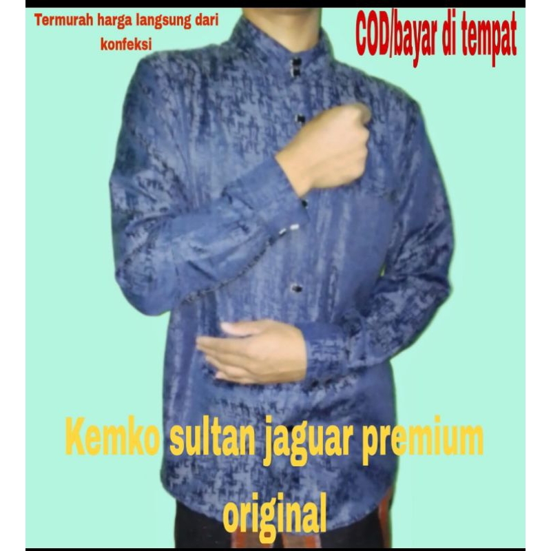 Kemeja bahan katun premium kancing kotak jepret snap koko maroon merah dongker gold moka  hitam puti