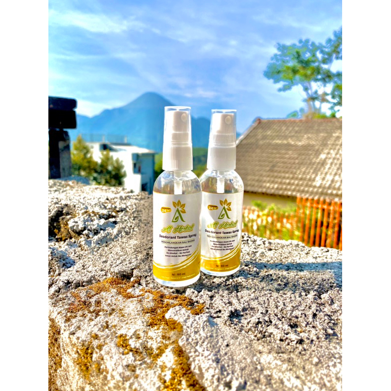 Paket Grosir 24 Botol Deodorant Tawas Spray Al Herbal