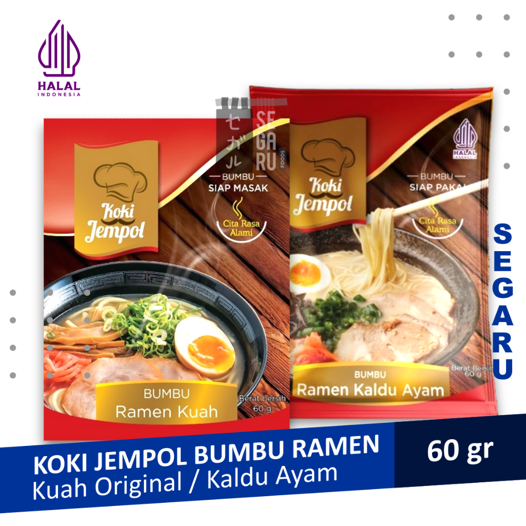 

Bumbu Ramen Kuah Koki Jempol | Japanese Ramen Udon Halal