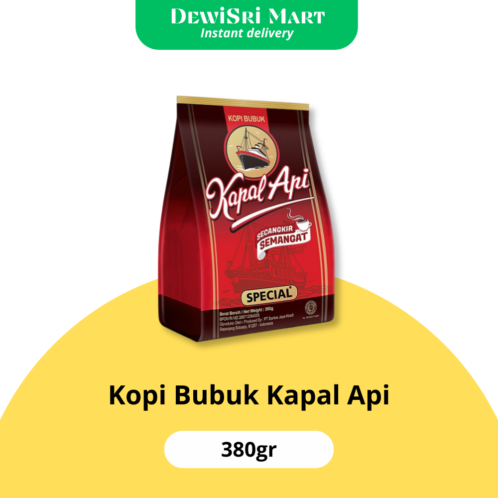 

kopi bubuk KAPAL API 380GR - Dewi Sri Mart