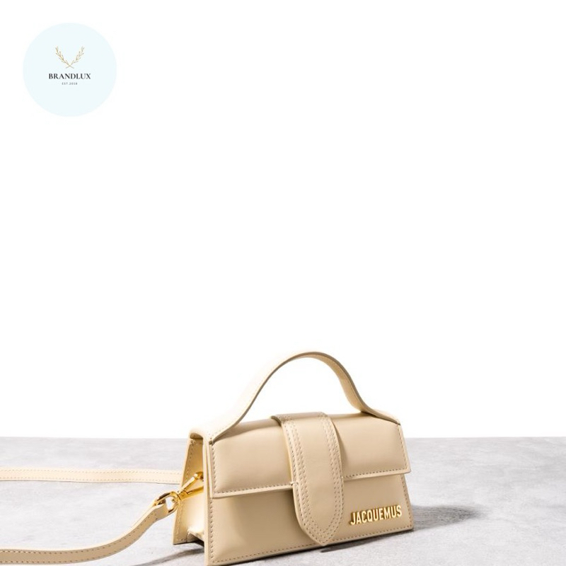 JACQUEMUS Le bambino calf leather Ivory Pale Pink