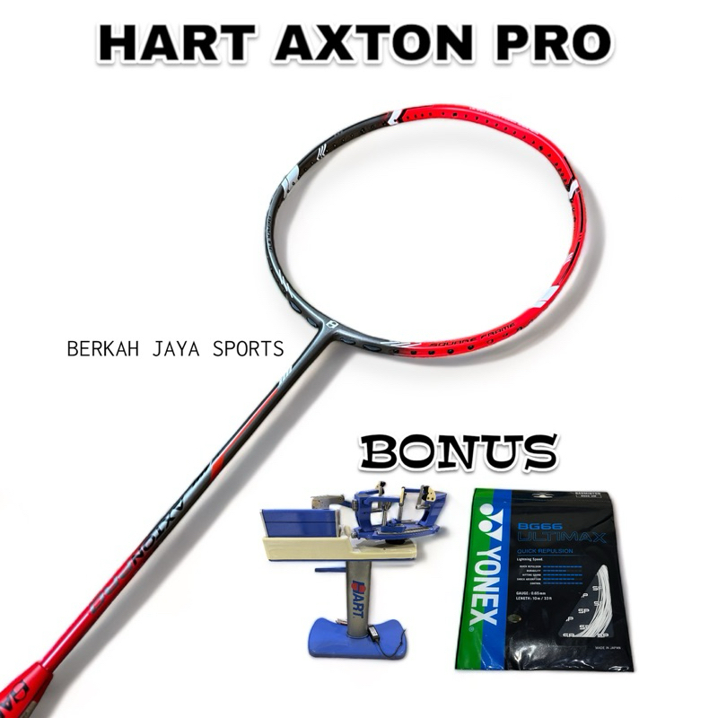 Raket Hart Axton PRO 100% Original 35Lbs Bisa COD Seluruh Indonesia