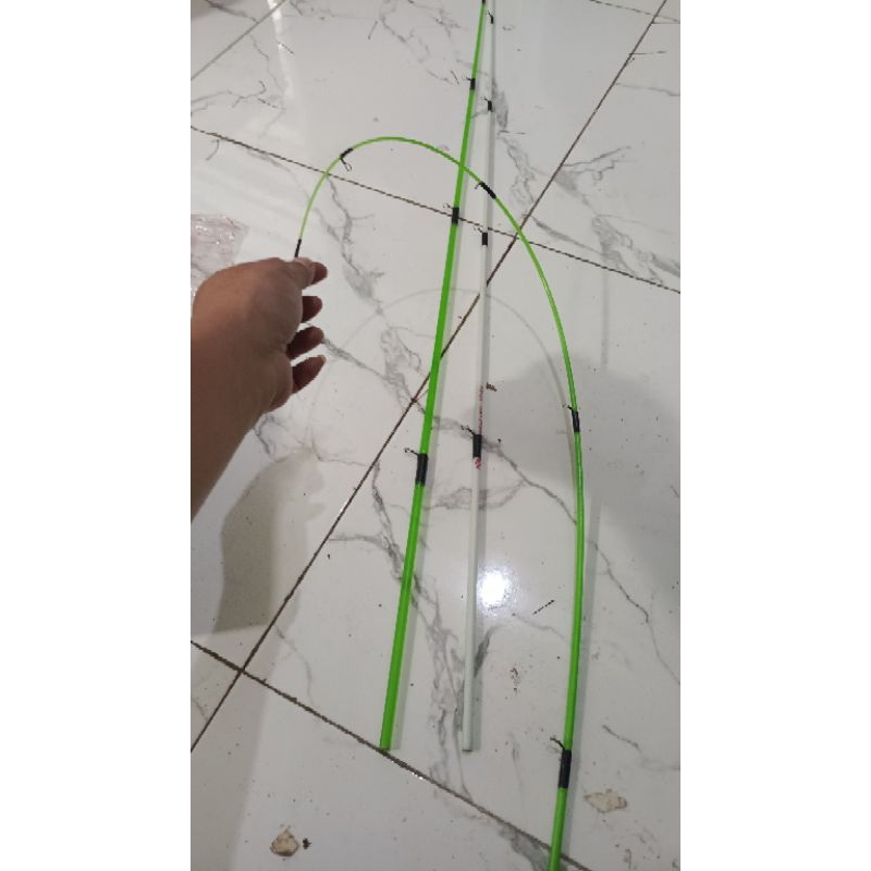 ujung joran fiber kaku 130-160 cm