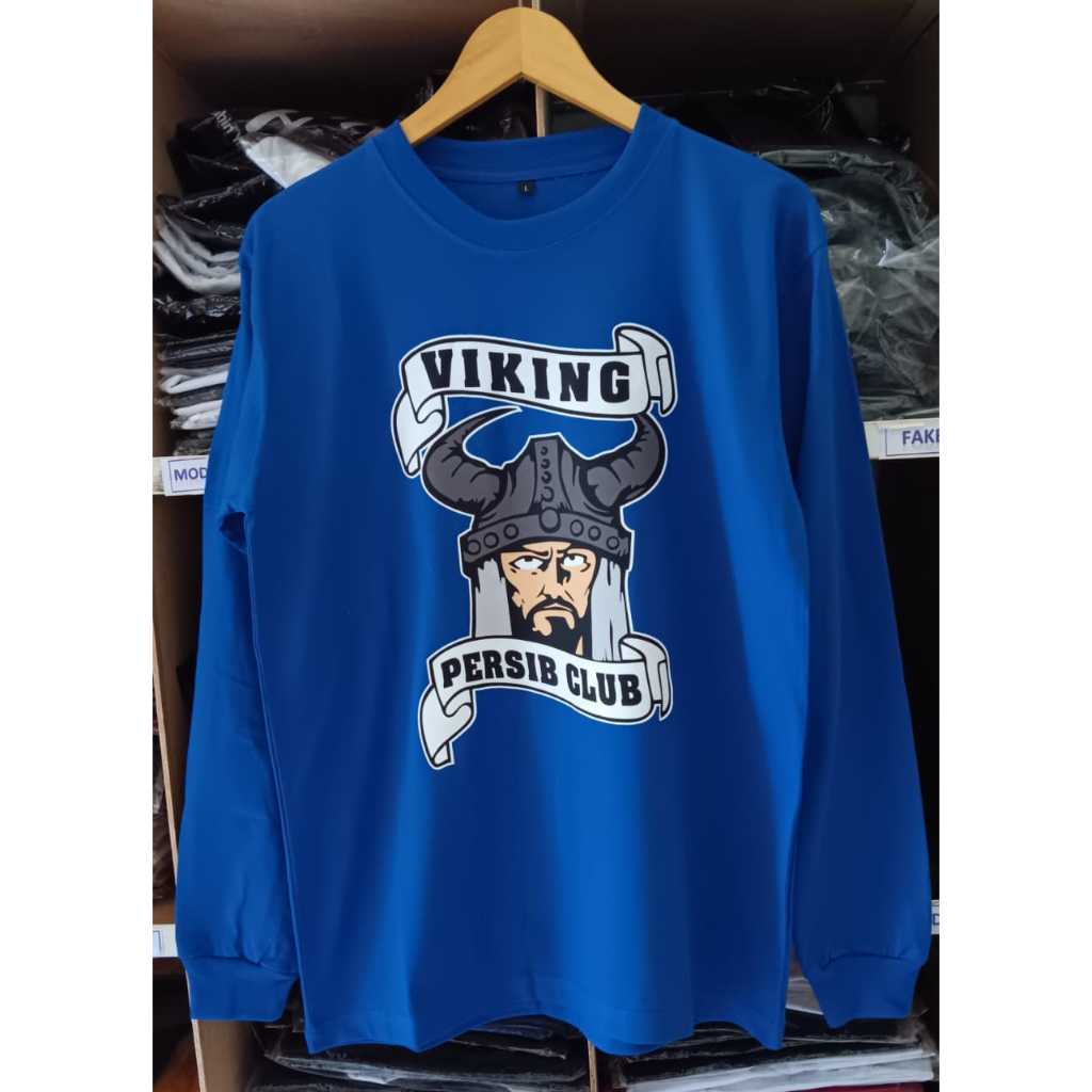 KAOS PERSIB BANDUNG / KAOS VIKING / KAOS PERSIB CLUB LENGAN PANJANG TERBARU / T-SHIRT DISTRO COTTON 