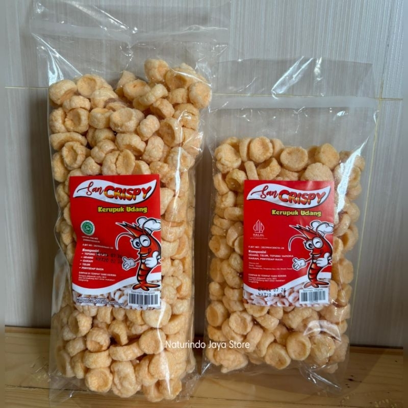 

SANCRISPY KERUPUK KOIN UDANG GORENG 200 GRAM - SNACK ASLI BANGKA