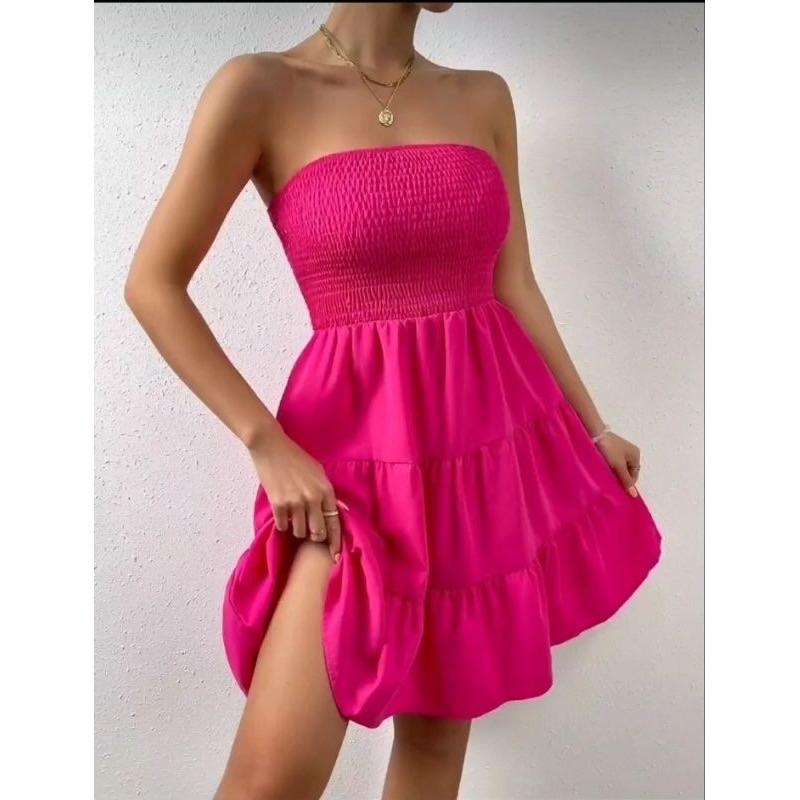 DRESS BIANCA KEMBEN MINI SEXY