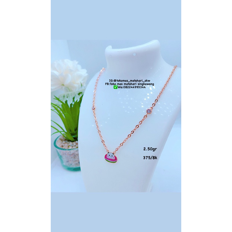 kalung anak emas 375/8k
