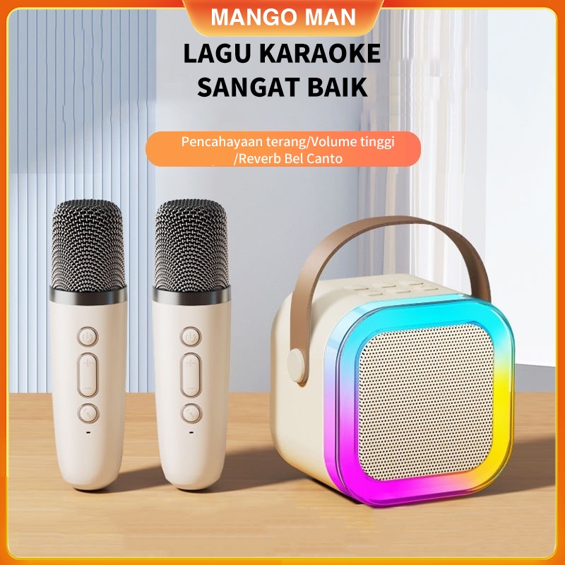 	 Speaker Bluetooth Mini Speaker Bluetooth dengan Mikrofon Speaker Karaoke Portabel dengan Mikrofon Bluetooth Speaker Karaoke Nirkabel Full Bass	