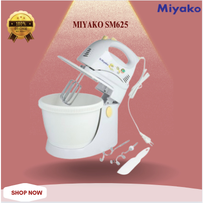 Miyako MixMaster SM625 - Mixer Berdiri Miyako SM625 Beergaransi Termurah Ori/SM 625/SM-625/SM625
