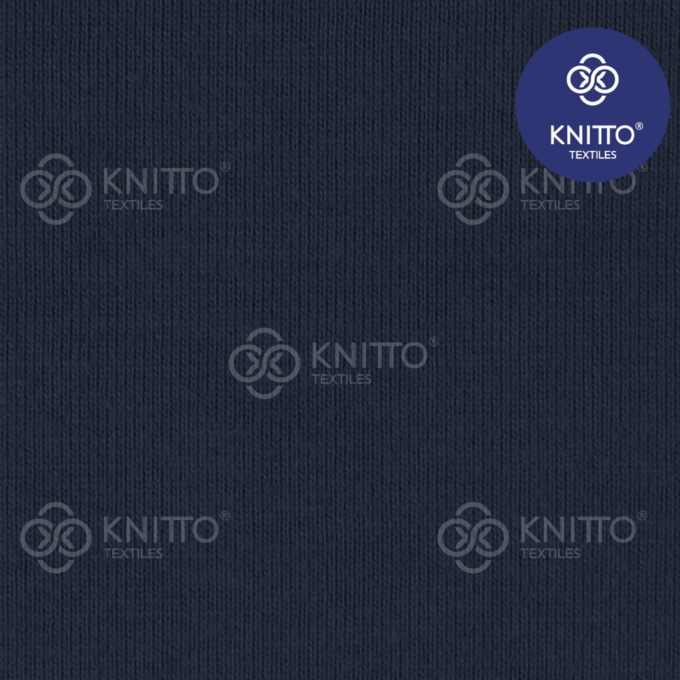 KAIN KAOS COTTON COMBED 24S NAVY ( BAHAN KAOS ) - KNITTO