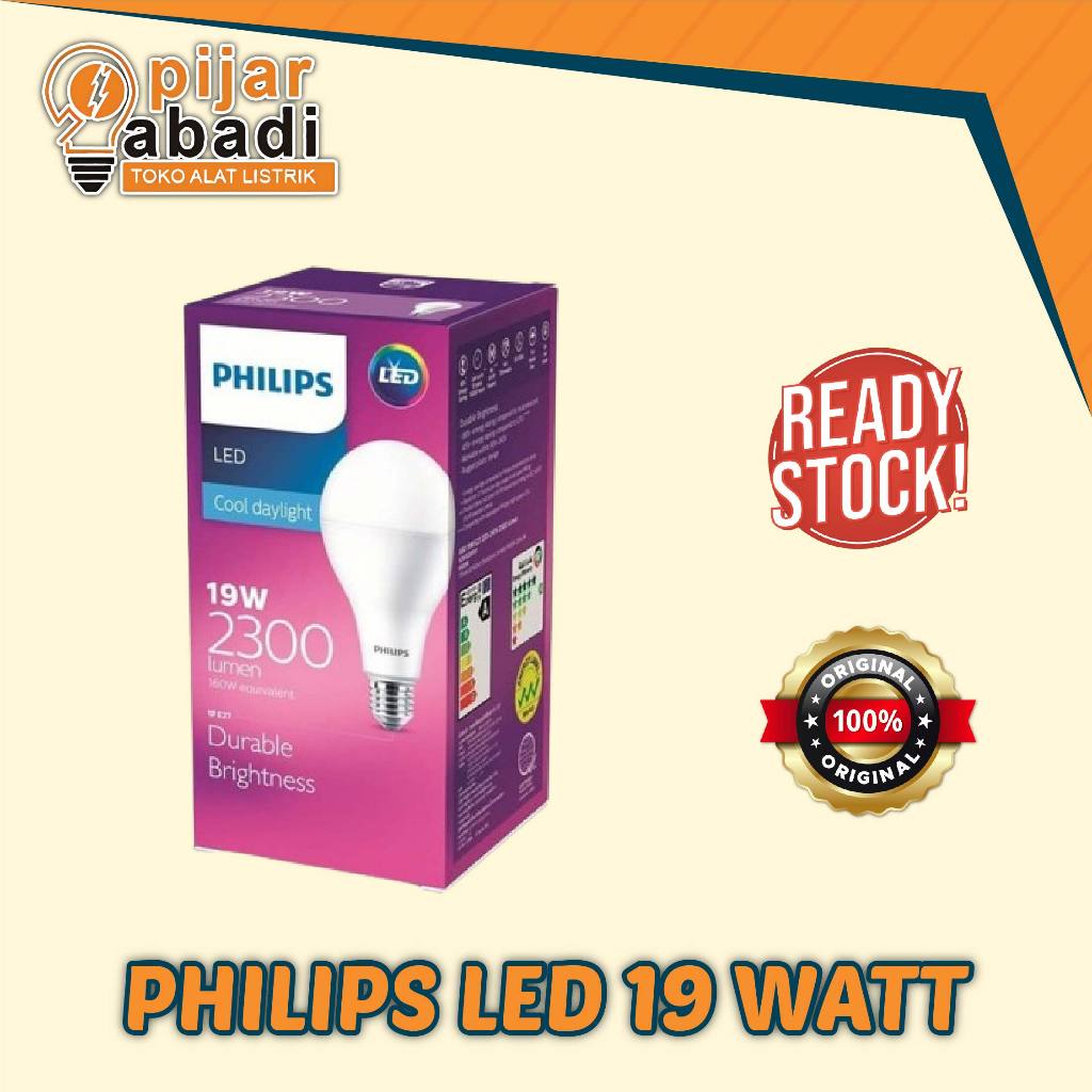 Lampu Philips LED 19 Watt Putih - LED 19W 19Watt
