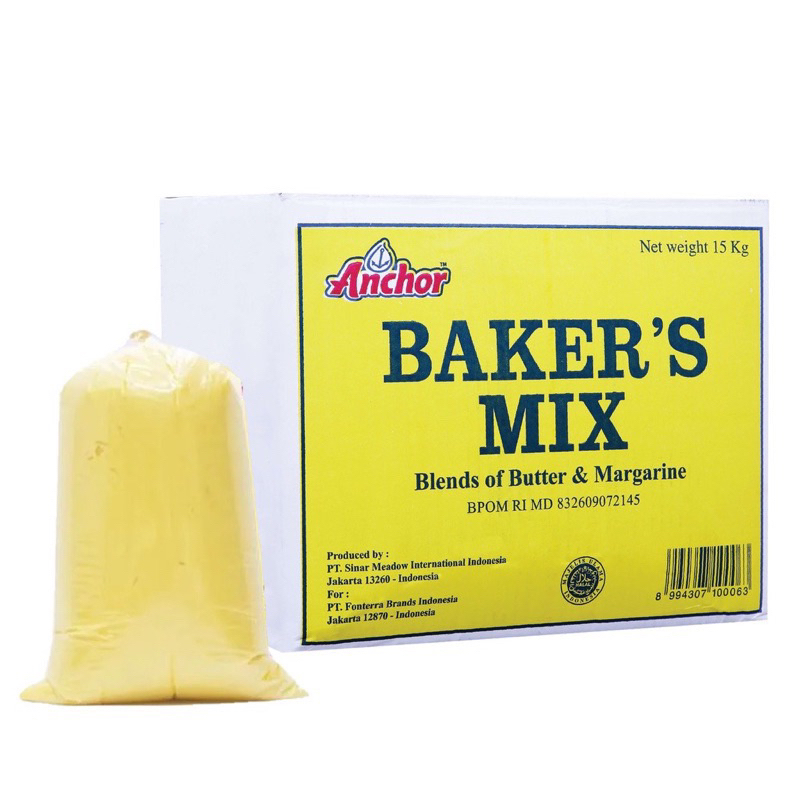 Anchor Bakers Mix Butter Premium Repack 250g