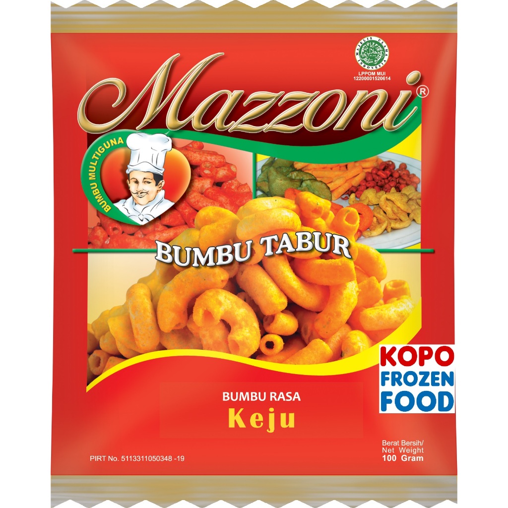 

Mazzoni Bumbu Tabur Keju 100g