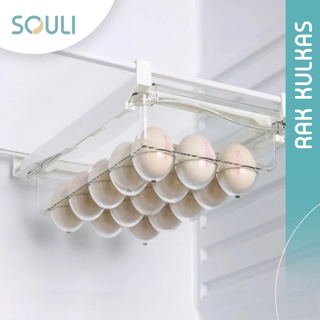 Souli - Rak gantung kulkas penyimpanan telur / refigerator shelf