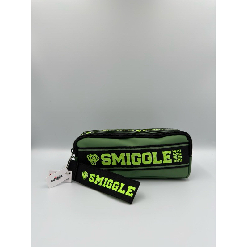 

ORIGINAL SMIGGLE Green Smiggler3 Oblong Pencil Case Tempat Pensil Anak
