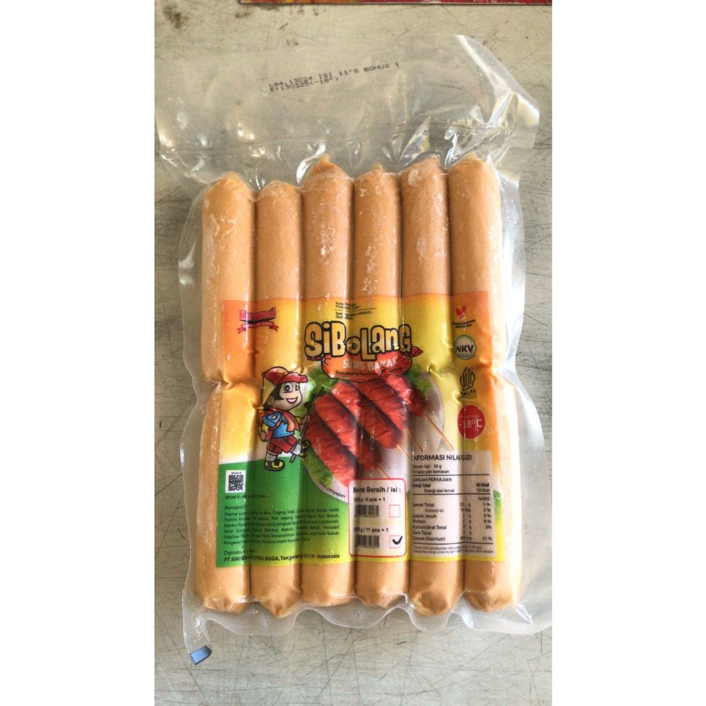 

SI BOLANG SOSIS BAKAR 12PCS 500GR