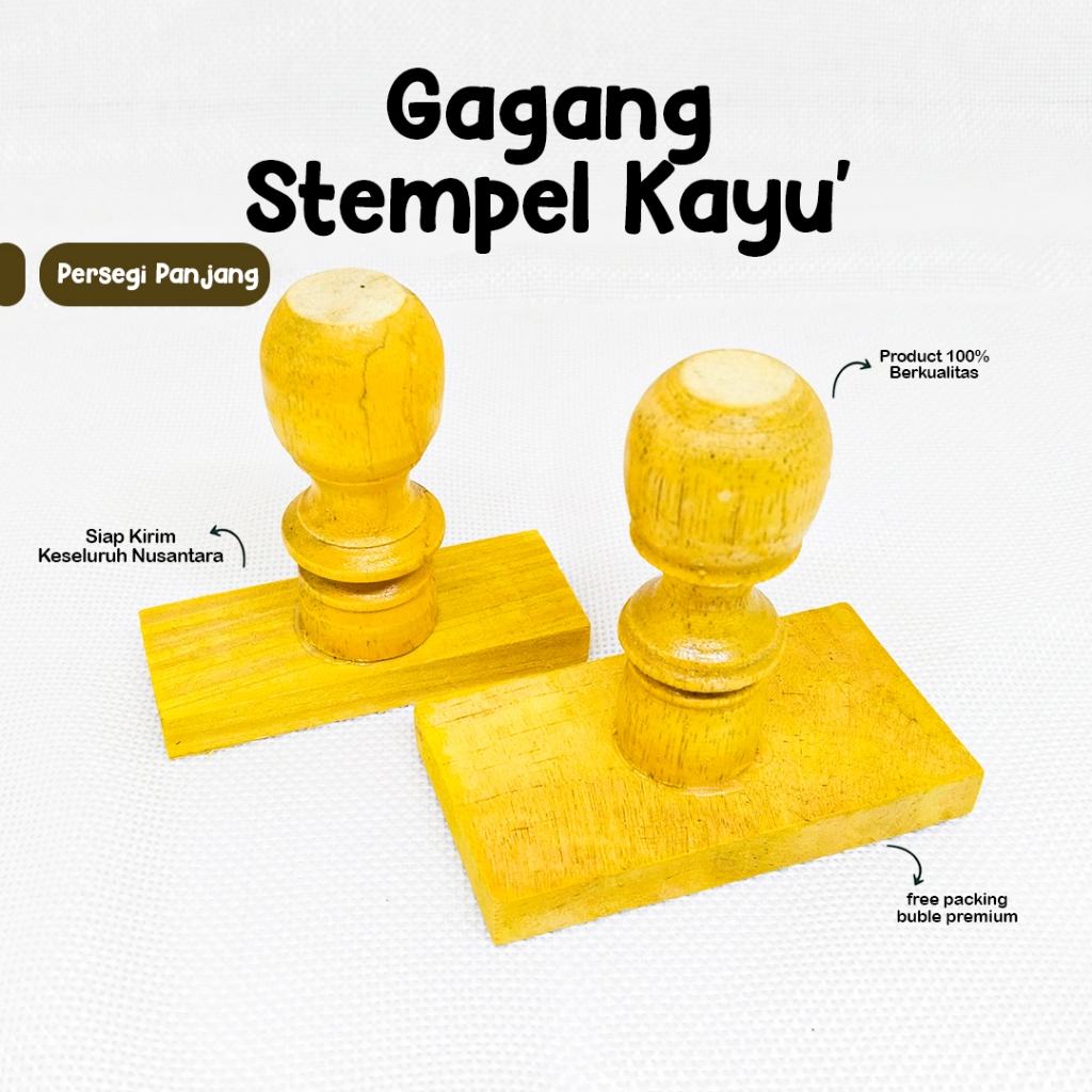 

[NEW] GAGANG STEMPEL KAYU PERSEGI PANJANG ALL VARIAN UKURAN