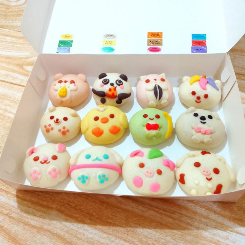 

Bakpao mini 12 varian isi