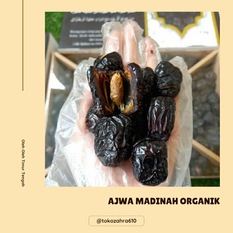 

Kurma Nabi kurma ajwa organik premium 500 gram Oleh Oleh Haji & Umroh