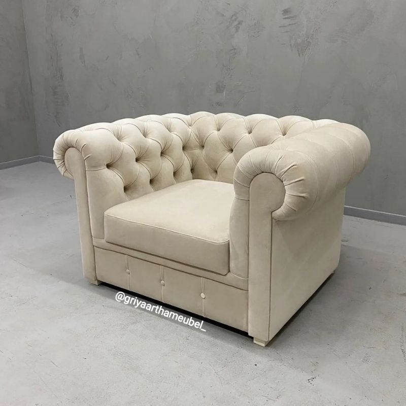 sofa santai single minimalis / sofa single modern