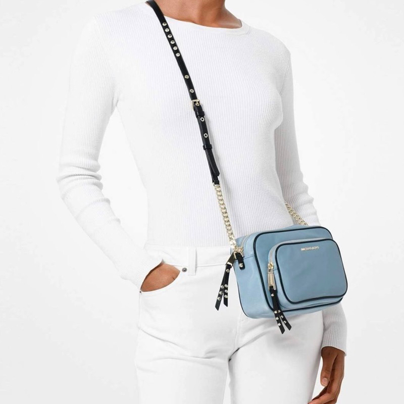 Original Michael Kors Leila Large Camera Crossbody Bag