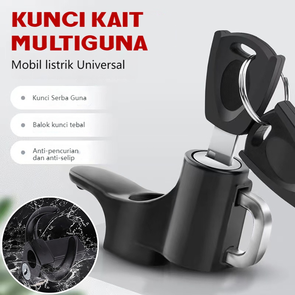 PROMO Gembok Helm Anti Maling Kunci Helm Motor Anti Kunci Pengaman Helm Motor Helm Motor Anda Dengan