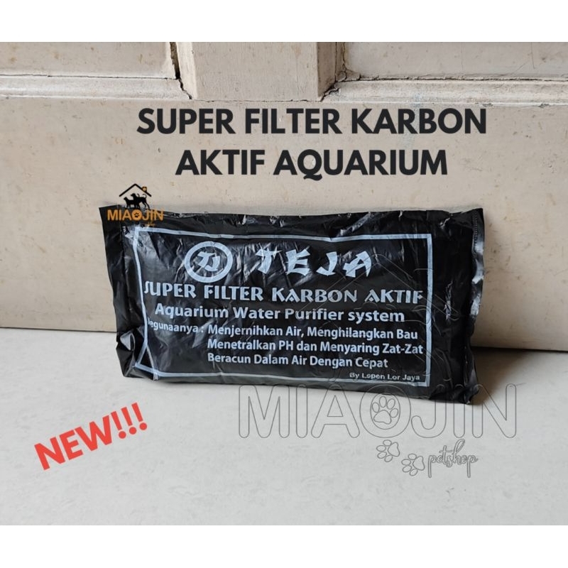 Super Filter Karbon Aktif Carbon Penjernih Air Busa Aquarium Akuarium