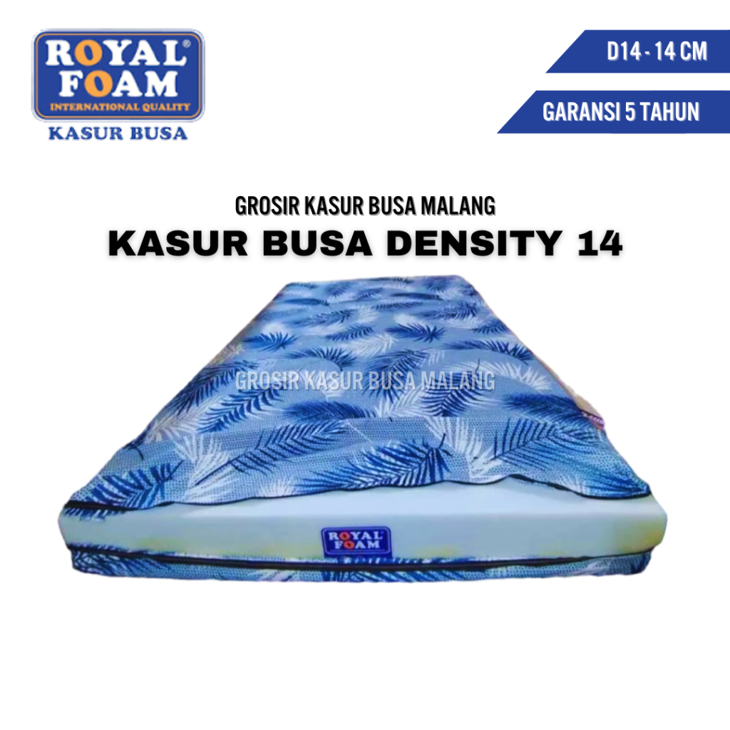 Kasur Busa Royal Foam RF Density 14 Tebal 14cm Garansi 5 Tahun