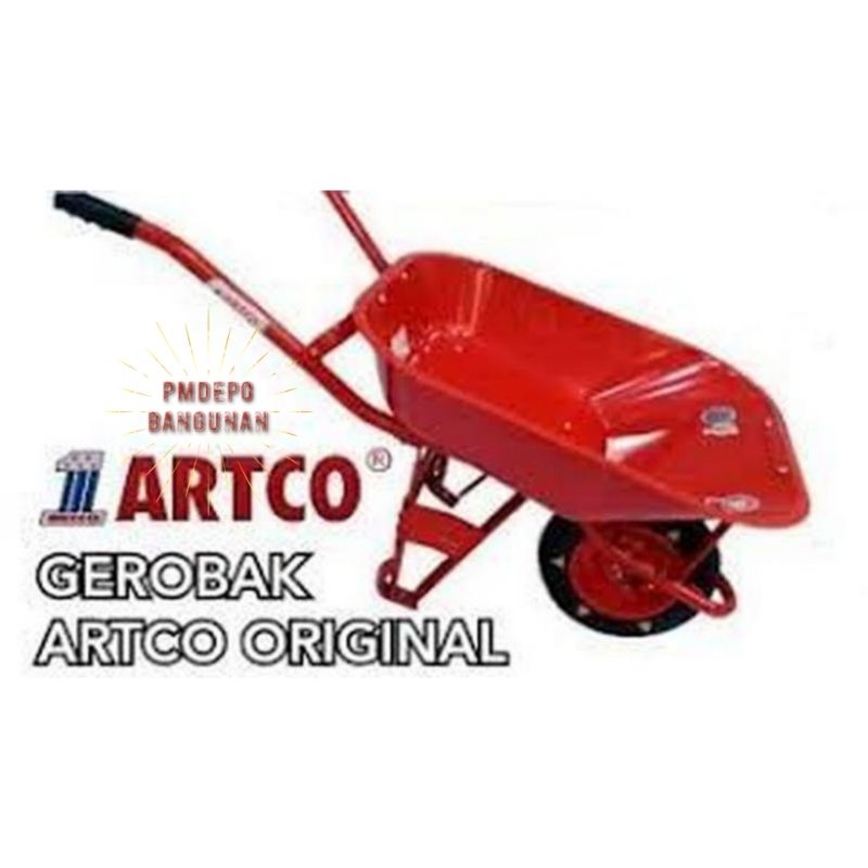 Gerobak / Angkong Sorong Pasir ARTCO Merah