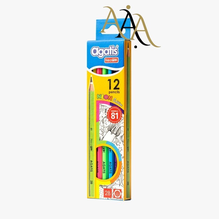 

(Per Pack) Agatis Neopex Pensil 2B Neon