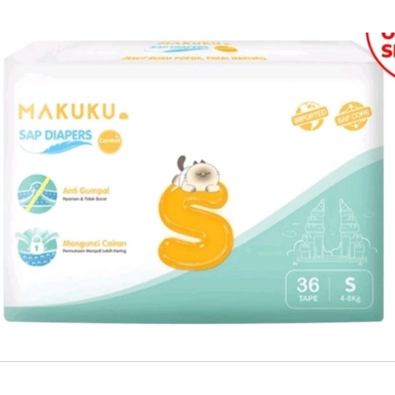 makuku diapers ukuran S