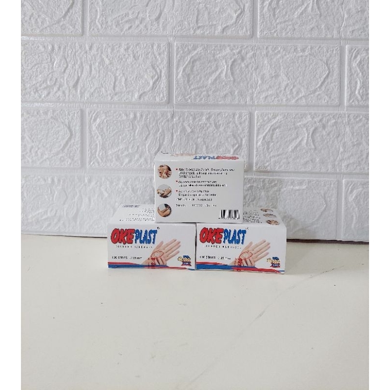 Okeplast/rounded bandages/plester bulat 100 strips/Oke plast