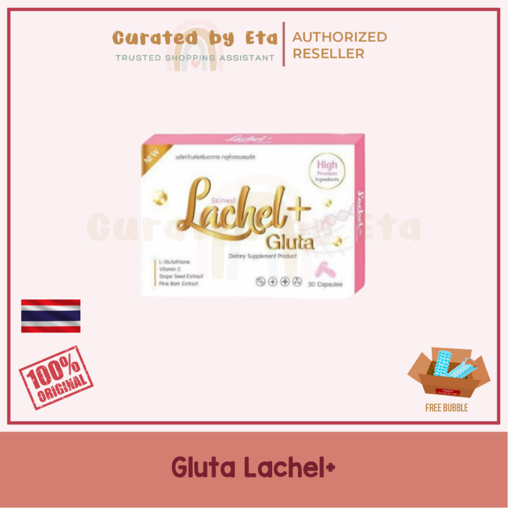 [READY] ORIGINAL THAILAND 1000% Gluta Lachel+ , Suplemen Pemutih Badan