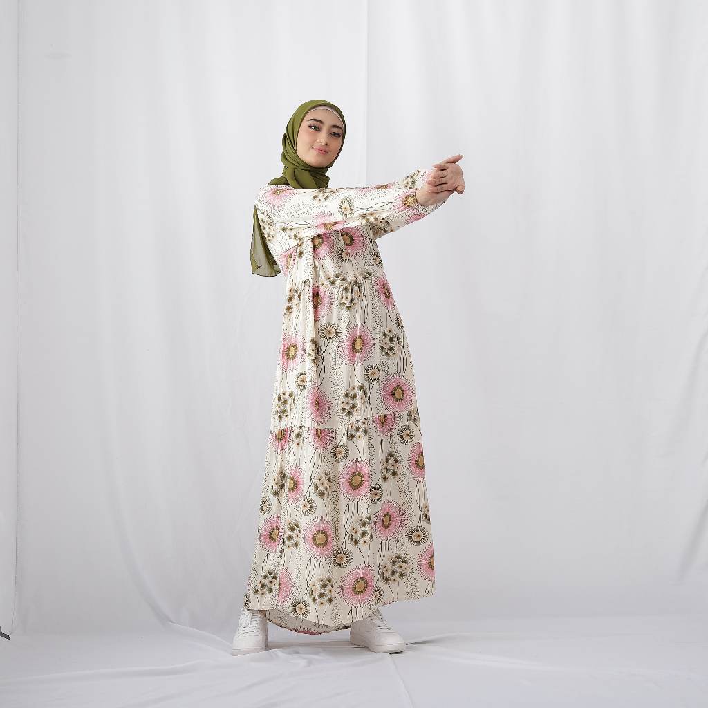 MyOutfit - Baju Gamis Wanita Dewasa Panjang Bahan Katun Rayon Motif Busui Model G2-2