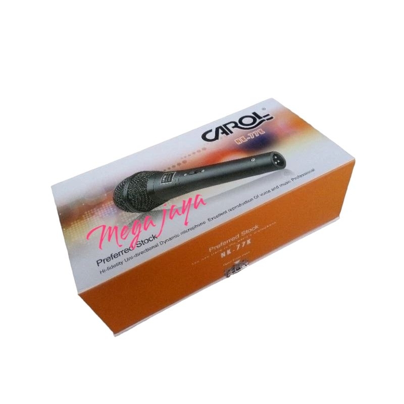 mic vokal/mic kabel carol nk 77 original