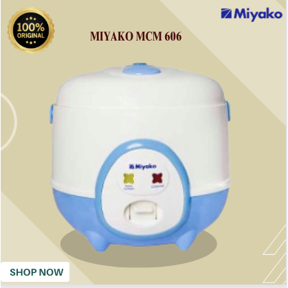 RICE COOKER MIYAKO MCM 606 MAGIC WARMER PLUS/MCM-606/MCM606/MCM 606/Miyako Rice Cooker Original