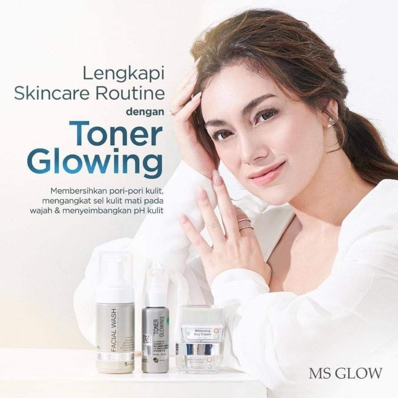 toner glowing MS glow beauty