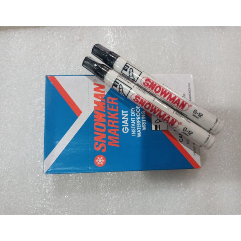 

KBQ995 Terbaru spidol snowman warna hitam 12pcs G 12 BG 12