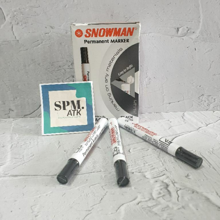 

DYP456 Terlaku Spidol Permanent Snowman AG12