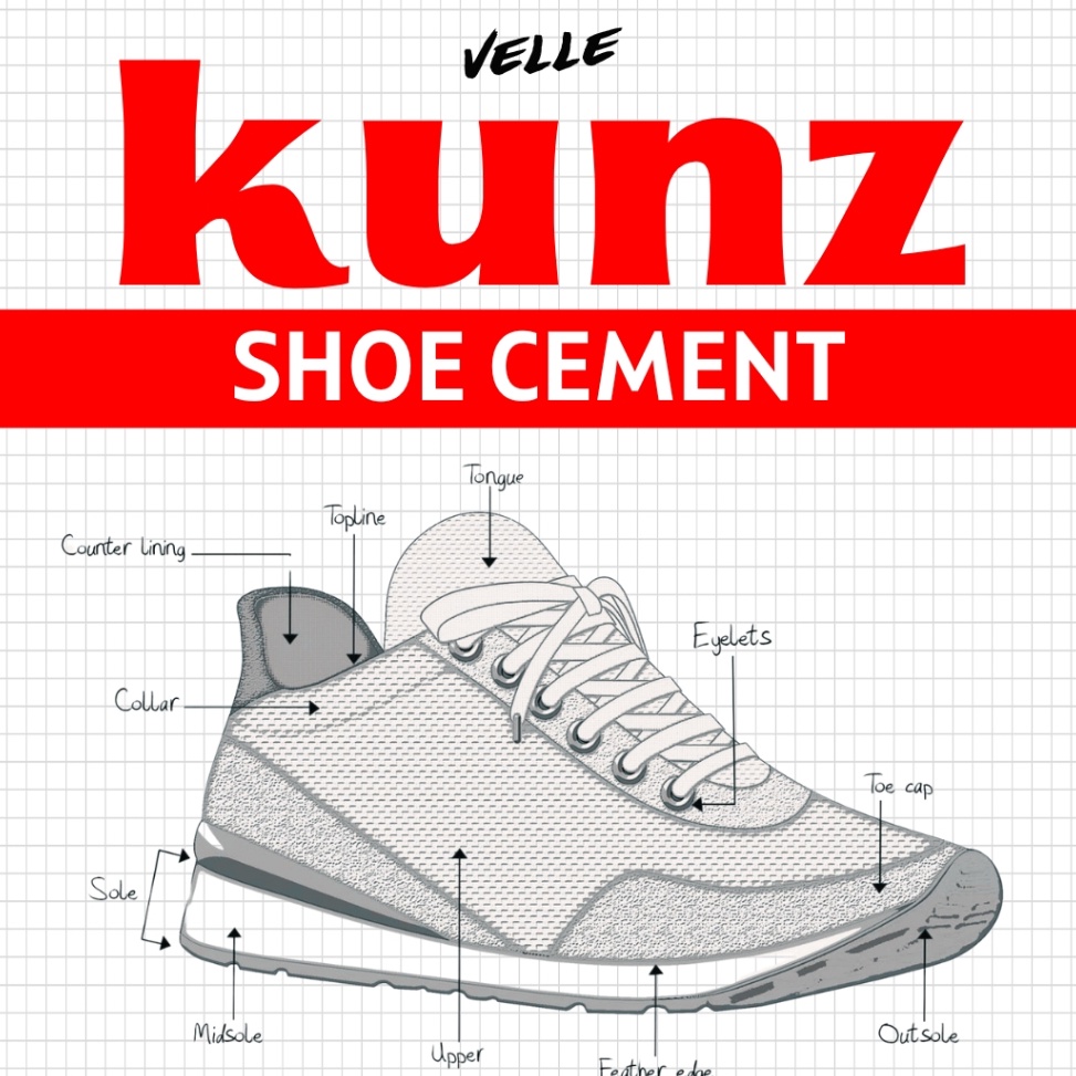 Bagus Dipakai Lem Sepatu  Kunz Shoe Cement  Lem sepatu bening tahan air kuat dan lentur ke bahan kar